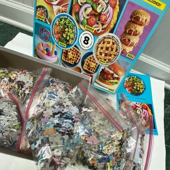 Tasty Puzzle 8 Puzzles in one Ceaco puzzles jigsaw Food puzzles 8 puzzles - Picture 7 of 7